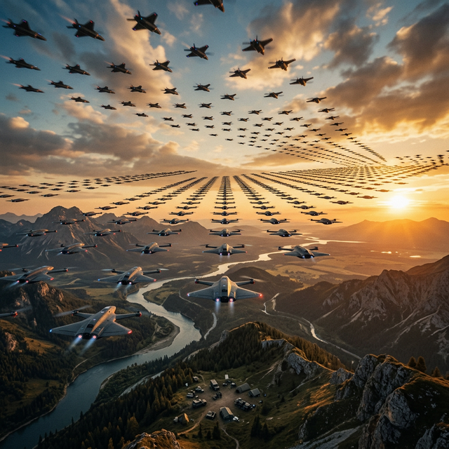 Autonomous Drone Swarm